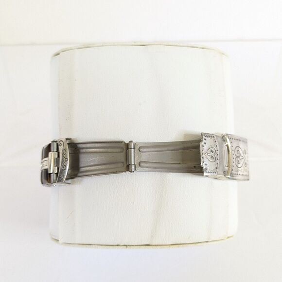 Brighton Dana Point Tortoiseshell Quartz Watch Swarovski Crystals New Battery - Picture 4 of 14